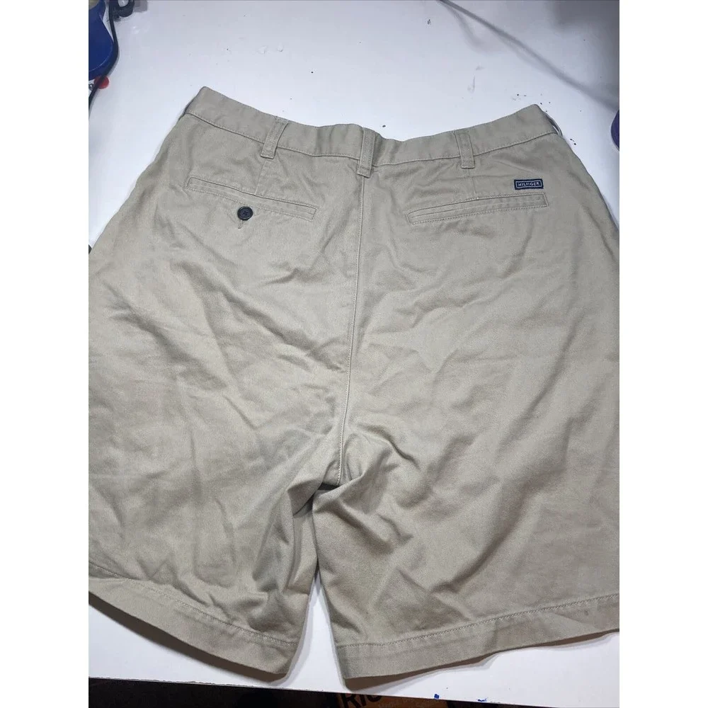 Tommy Hilfiger Golf Pleated Classic Chino Shorts, Size 34